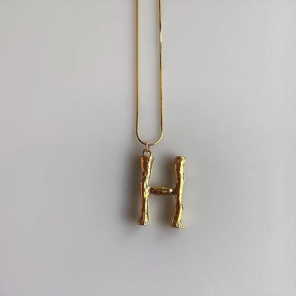 BOHO-CHIC INITIAL H NECKLACE 20 INCH